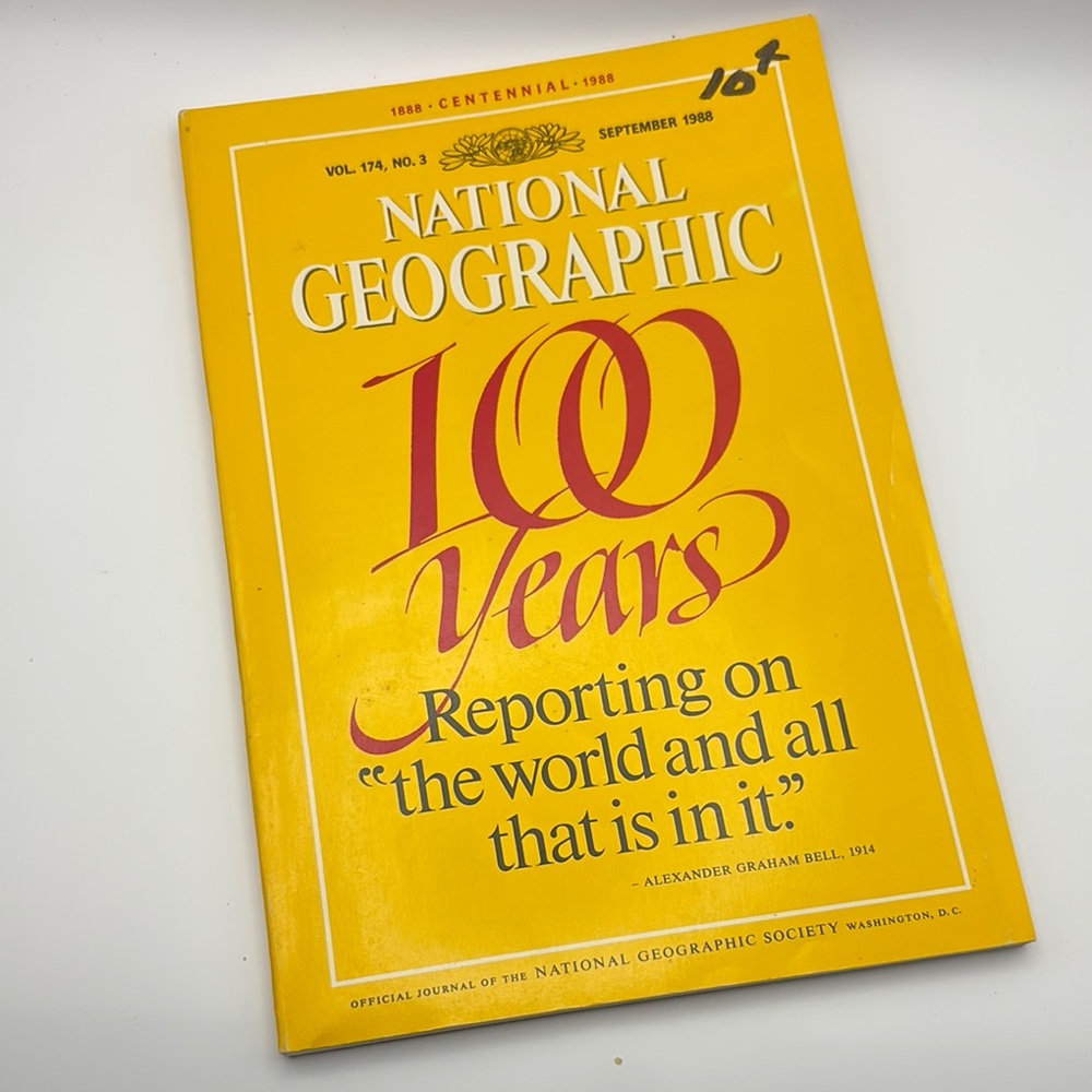 National Geographic (September 1988 Centennial Issue) – National Geographic Soci